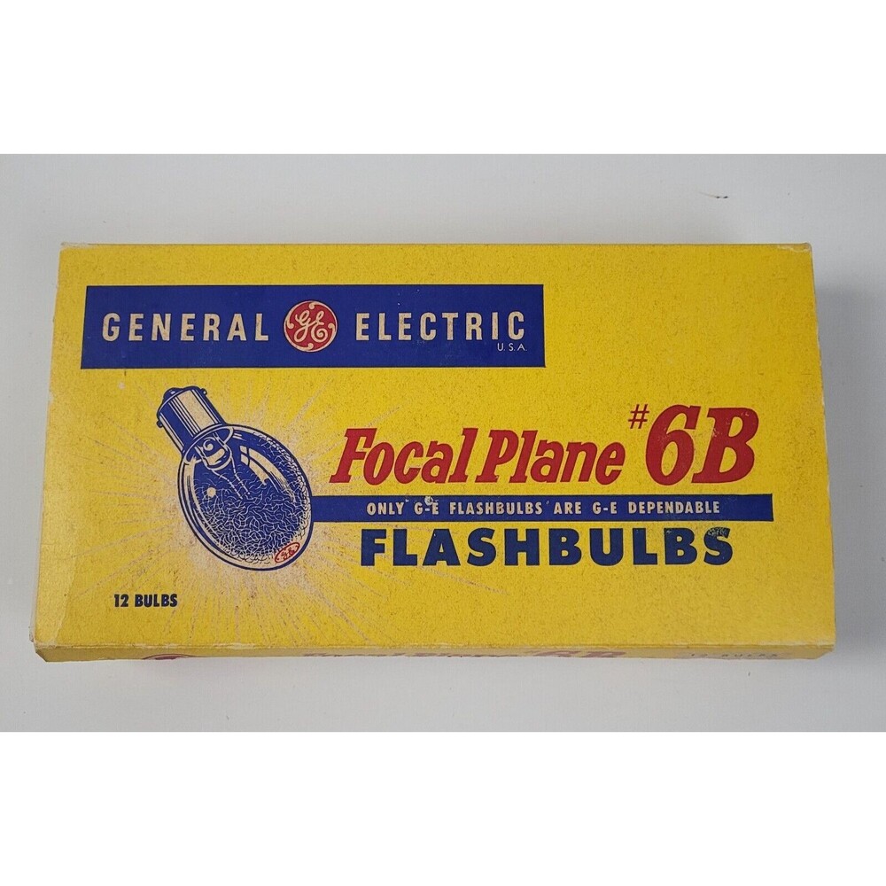 General Electric Focal Plane #6B Flashbulbs 12 Qty (L5)